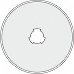 OLFA 45 mm Tungsten Tool Steel Rotary Blade