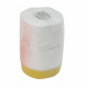 Plastic COVER FILM with adhesive tape -on roll