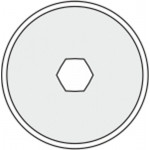 OLFA Rotary Blade - 18 mm - 2 Pcs